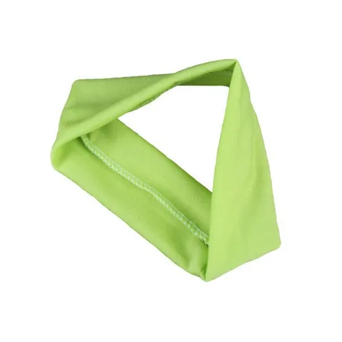 Bandeau de Yoga Élastique Couleur Unie Polyester Absorbant la Transpiration Cheveux Sport pour Femmes Hommes Entraînement Quotidien