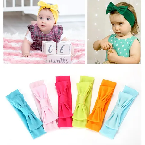 Fiocchi per Capelli per Bambini Fascia in Tessuto Dolce Carino Fiocco Accessori per Capelli per Piccole Ragazze Fascia per Styling Quotidiano