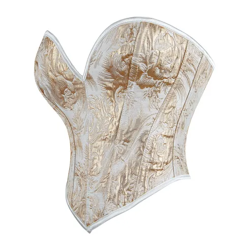 Top Corsetto Senza Spalline Donna Vintage Stampa Floreale Bustier Steccato Modellante Sexy Festa Crop Top