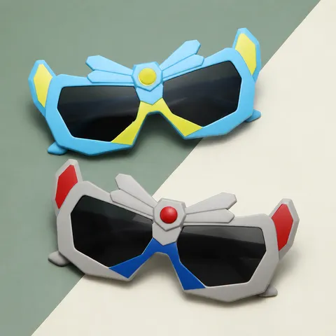 Kinderen Cartoon Robot Zonnebril UV400 Bescherming Cool Mech Cosplay Feest Bril Jongens Meisjes Mode Zonnebrillen