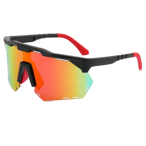 Unisex Groot Montuur Gepolariseerde Sport Fietsen Zonnebril UV400 Outdoor Winddicht Rijden Zonnebril Voor Mannen Vrouwen