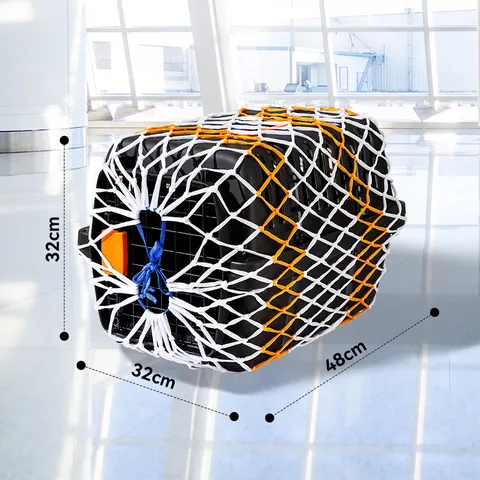 Pet Airline Crate Protective Mesh Net Thickened Anti Escape Transport Box Cover Nylon Dog Travel Safety Protective Cover