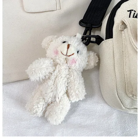 Canvas Small Crossbody Bag Women Fashion Letter Casual Versatile Shoulder Bag