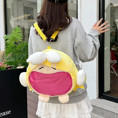 Japanisch Cartoon Anime Puppe Plüsch Rucksack Süßes Mädchen Kawaii Kuscheltier Schultasche Transparente Ita Bag