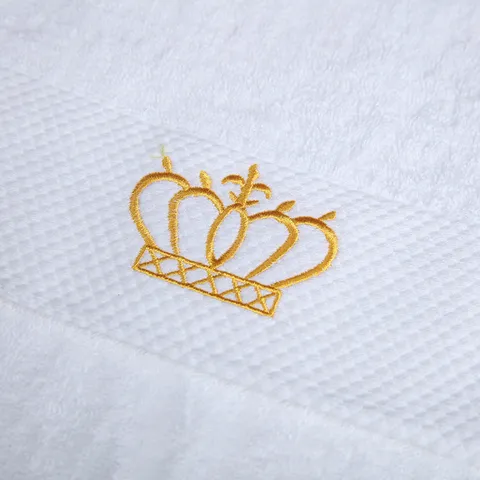 Hotel Cotton Towel Bath Towel Thickened Absorbent Hotel Bedding Embroidered Crown Letter Home Bathroom Towel