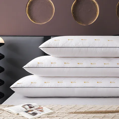 Long Couple Body Pillow Insert Soft Polyester Fiber Fill Decorative Embroidery Love Letter Quilting Bedding Pillow