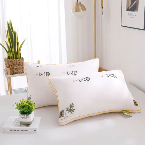 Wormwood Antibacterial Pillow Core Home Hotel Soft Comfortable Bedding Pillow Insert Polyester Polycotton Sleep Pillow