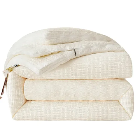 Pure Cotton Silkworm Pupae Protein Fiber Thickened Warm Quilt Duvet Home Bedding Quilted Blanket