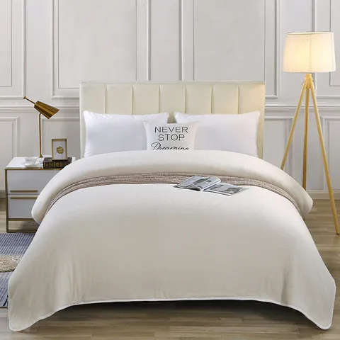 Thickened Winter Quilt Warm Bedding Mattress Pure Cotton Fill Fish-Scale Mesh Design Soft Dormitory Quilt For Home