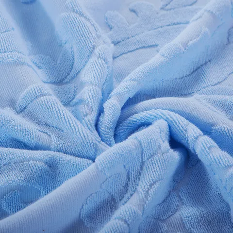 Pure Cotton Jacquard Towel Blanket Vintage Retro Style Soft Breathable Air Conditioning Blanket For Home Bedroom Bedding