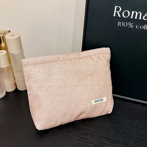 Large Capacity Sequins Cosmetic Bag Portable Glitter Makeup Pouch Travel Storage Clutch Purse For Women