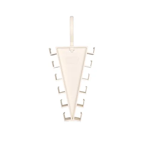 Multifunctional V Shape Double Sided Wall Mounted Storage Rack For Clothes Hat Scarf Home Organization