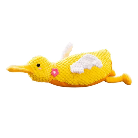Pet Plush Dog Toy Bite Resistant Squeaky Interactive Training Toy Small Medium Dogs Cute Animal Stuffed Doll Supplies