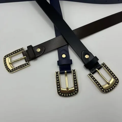Ceinture Fine en TPU Décontractée pour Femmes Mode Minimaliste Couleur Unie pour Robe avec Boucle en Métal Accessoires