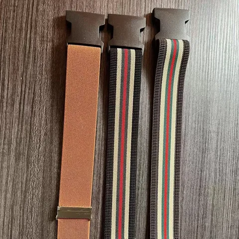 Ceinture Invisible en Sangle Élastique Minimaliste Pour Femmes Hommes Décontracté Polyvalent Extensible Sans Boucle Accessoires de Mode