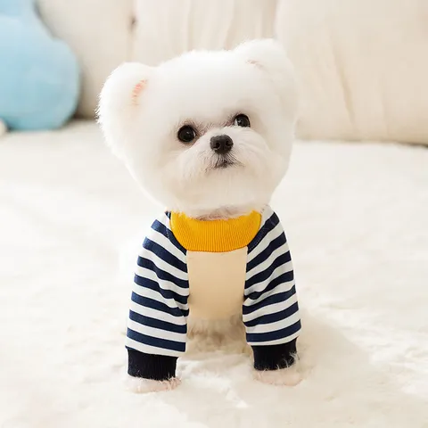Ropa Linda de Otoño e Invierno para Perro Mascota Forro Polar Ropa de Cuatro Patas Abrigo Cálido para Cachorro Gato