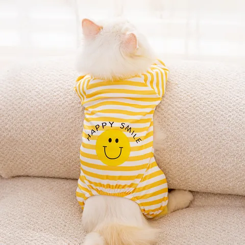 Leuke Huisdier Vierbenige Kleding Winter Warme Hond Kat Pyjama Fleece Puppy Kleding Zachte Thuiskleding