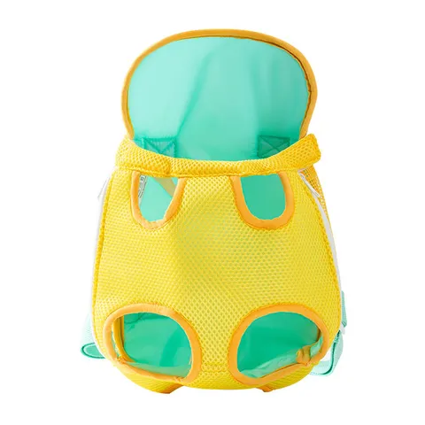 Breathable Mesh Pet Cat Dog Carrier Backpack Front Portable Travel Bag Color Block Outdoor Pet Supplies