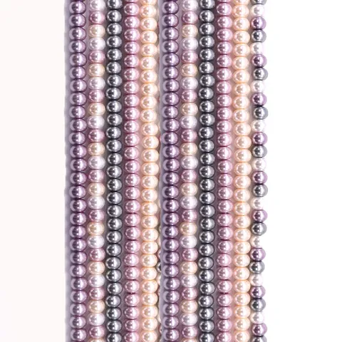 Bunte Glas Imitation Perle Abackus Perlen Halbfertige DIY Schmuck Zubehör Für Basteln Design