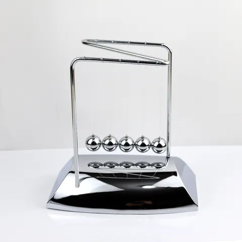 Newton's Cradle Balancerende Ballen Metalen Bureau Decor Natuurkunde Wetenschap Speelgoed Kantoor Bureau Ornament Stressverlichting Cadeau