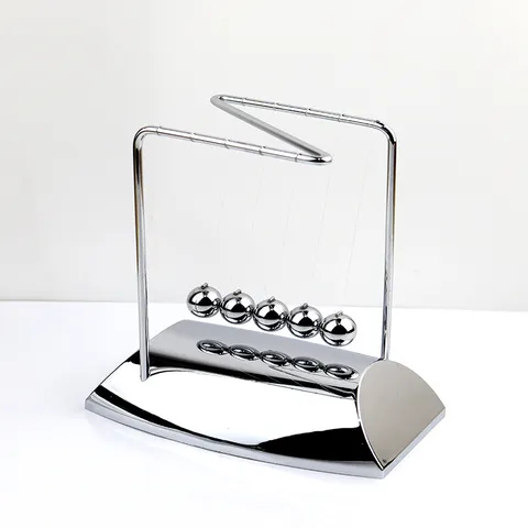 Newton's Cradle Balancerende Ballen Metalen Bureau Decor Natuurkunde Wetenschap Speelgoed Kantoor Bureau Ornament Stressverlichting Cadeau