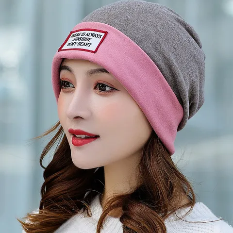 Damen Winter Warm Gestrickte Beanie Mütze Fleece Gefüttert Winddicht Pullover Mütze Thermische Slouchy Kappe Outdoor Mode Kopfbedeckung
