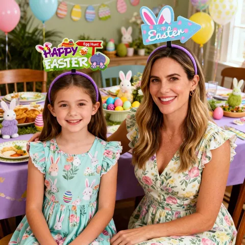 Ostern Haarreif Hasenohren Küken Osterei Kopfschmuck Kinder Frühlingsparty Deko Hasen Küken Haarreif Festlicher Haarschmuck