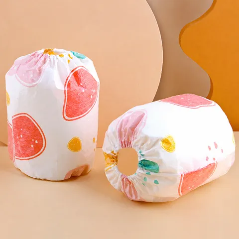 Disposable Kids Non-Woven Sleeves Waterproof Anti-Fouling Cartoon Print Baby Arm Sleeves Independent Packaging