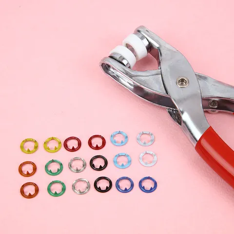 Metal Snap Fastener Pliers Tool Kit Press Studs Button Installation Kit For Baby Clothes Sewing DIY Handcraft