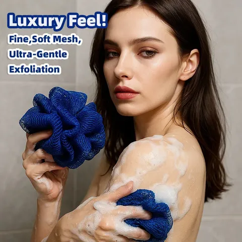 Handgemachte Mesh Badeschwamm Afrikanisches Netz Körper Peeling Luffa Reichhaltiger Schaum Bad Ball Für Dusche Bad Reinigung