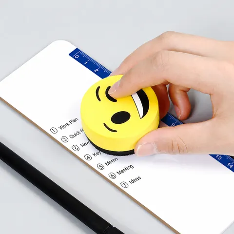 Computer Screen Side Message Board Magnetic Reusable Dry Erase Whiteboard Sticky Note Memo Pad For Office Desk Home
