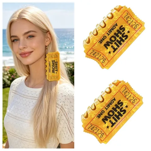 Pince à Cheveux Forme de Billet Nouveauté PVC Antidérapant Pince Requin Accessoires de Coiffure Drôles pour Femmes Coiffage Quotidien