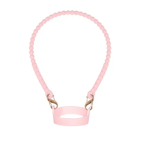 Silicone Water Bottle Strap Lanyard Beaded Cup Sling Holder Portable Handle Tumbler Accessories