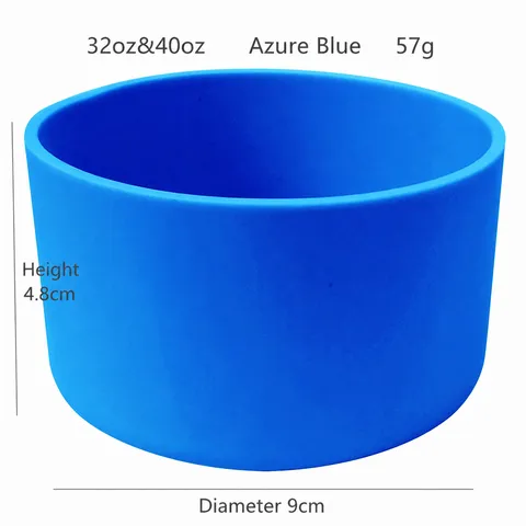 Silicone Water Bottle Sleeve Heat Insulation Non-Slip Protective Cover For Oz Tumblers Modern Minimalist Cup Accessories
