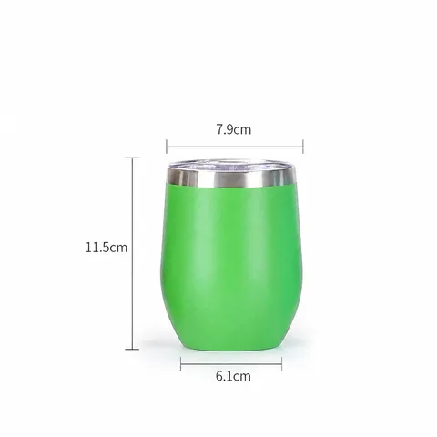 Vaso Térmico de Acero Inoxidable Minimalista de Doble Pared Taza de Café de Viaje de Metal Taza de Vino Con Tapa