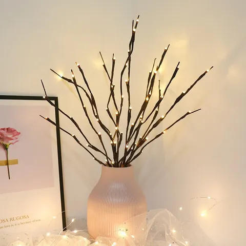 LED Zweig Baum Licht Batteriebetriebene LED Lichterkette PVC Zweig Licht Für Zuhause Wohnzimmer Schlafzimmer Inneneinrichtung