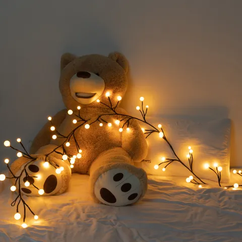 LED Zweig Rebe Lichterkette Warmweiß Märchenhafte Lichter Für Wohnzimmer Schlafzimmer Festival Hochzeit Party Innen Heimdekoration