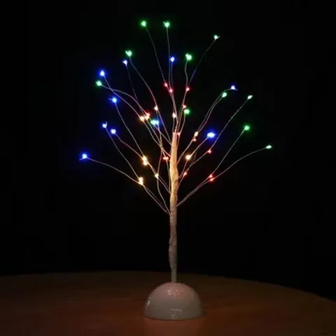 LED Kupferdraht Baum Licht Blumenform Dekorative Lampe Batteriebetrieben Umgebungsbeleuchtung Für Zimmer Heimdekoration