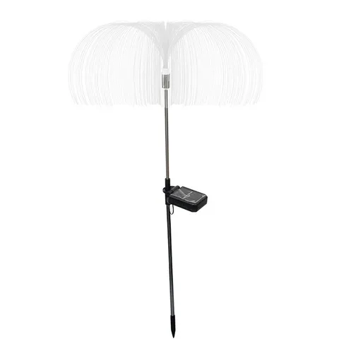 Solar Quallen Lichter Outdoor Wasserdichte Glasfaser Feuerwerk Garten Rasen Pfahl Lichter Buntes Verlaufslicht LED Landschaftsbeleuchtung