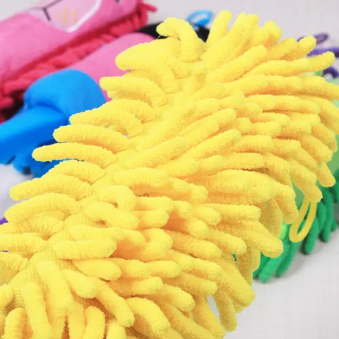 Plumero de Chenille de Dibujos Animados para Hogar Forma de Animal Lindo Antiestático Herramienta de Limpieza para Coche y Casa