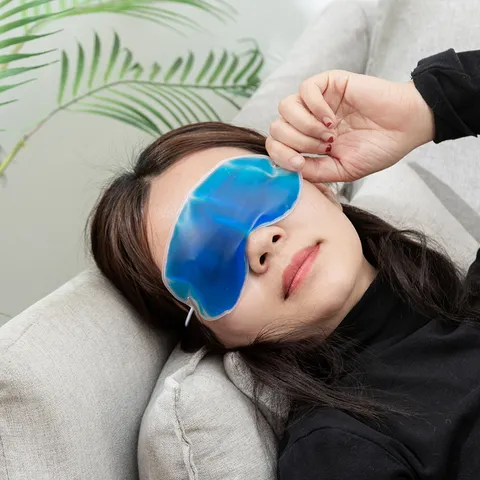 Gel IJs Oogmasker Koelend Koude Kompres Slaap Oogschaduw Met Elastische Band