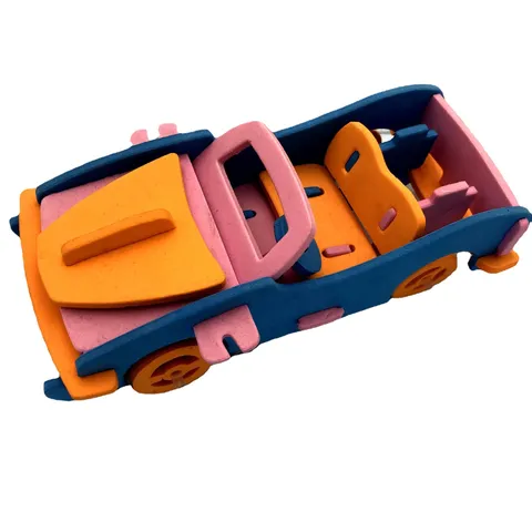 Παιδιά DIY EVA αφρός μοντέλο αυτοκινήτου 3D παζλ χειροποίητο εκπαιδευτικό παιχνίδι παιδιά δημιουργική συναρμολόγηση όχημα πακέτο υλικών