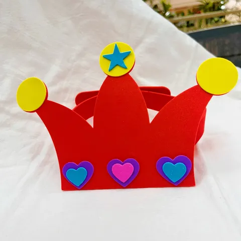 Kinder Geburtstag Party Krone Hut DIY Handgemacht EVA Schaumstoff Kronen Kopfschmuck Für Kinder Geburtstag Feier Tanz