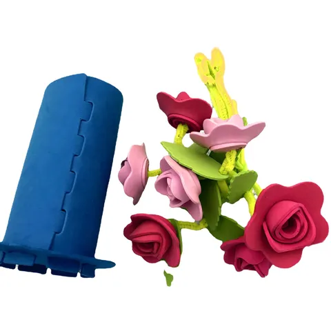 Kinder DIY EVA Schaumstoff Blumen Bastelsatz Pädagogisches Puzzle Handgemachte Blumentopf Kunst Spielzeug Kreatives Bastelzubehör