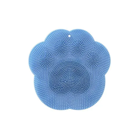 Silicone Foot Scrubber Mat Bath Foot Massager Non-Slip Shower Foot Washer With Suction Cups Exfoliating Cleaner For Bathroom