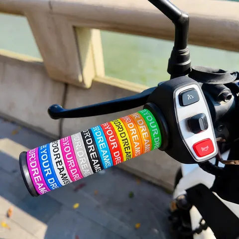 Silicone Motorcycle Handlebar Grips Waterproof Anti-Slip Scooter Handle Bar Sleeve Bicycle Cycling Accessories