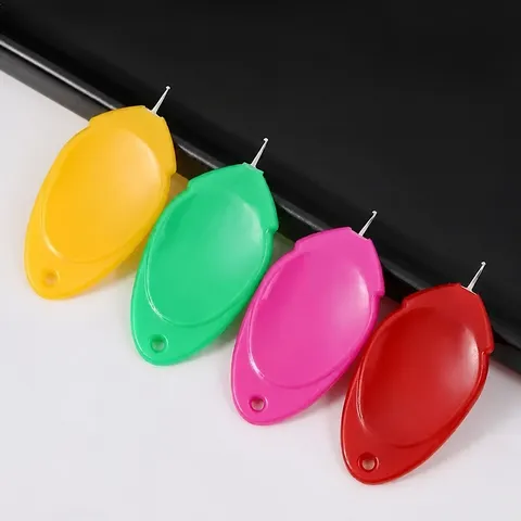 Plastic Needle Threader Quick Wire Tool Portable Sewing Threading Auxiliary Device For Elderly Hand Sewing Machine Craft Supplies