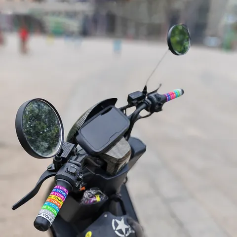 Silicone Motorcycle Handlebar Grips Waterproof Anti-Slip Scooter Handle Bar Sleeve Bicycle Cycling Accessories