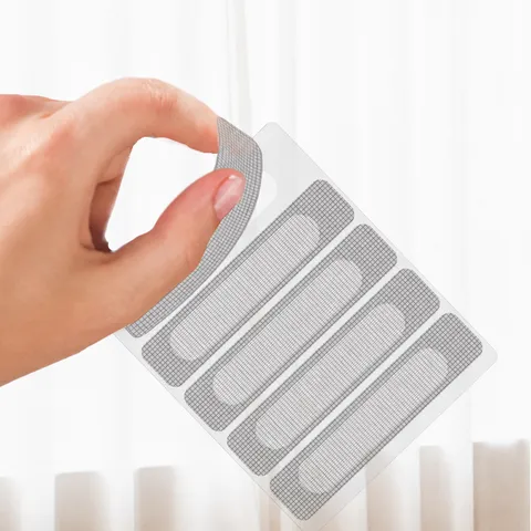 Self Adhesive Window Screen Repair Patch Anti Mosquito Insect Mesh Hole Repair Tape Drainage Hole Cover Home Utility Tool