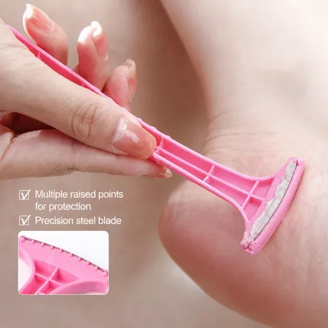 Household Portable Plastic Foot Scraper Dead Skin And Callus Remover Foot Care Pedicure Tool For Bathroom Home